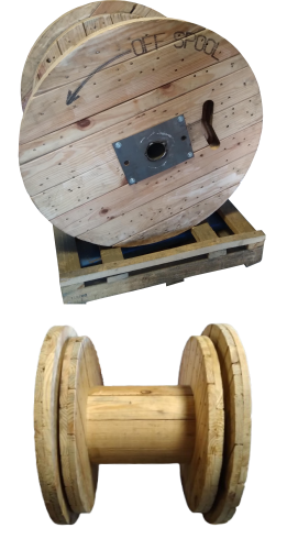 Locking Reel front and side views