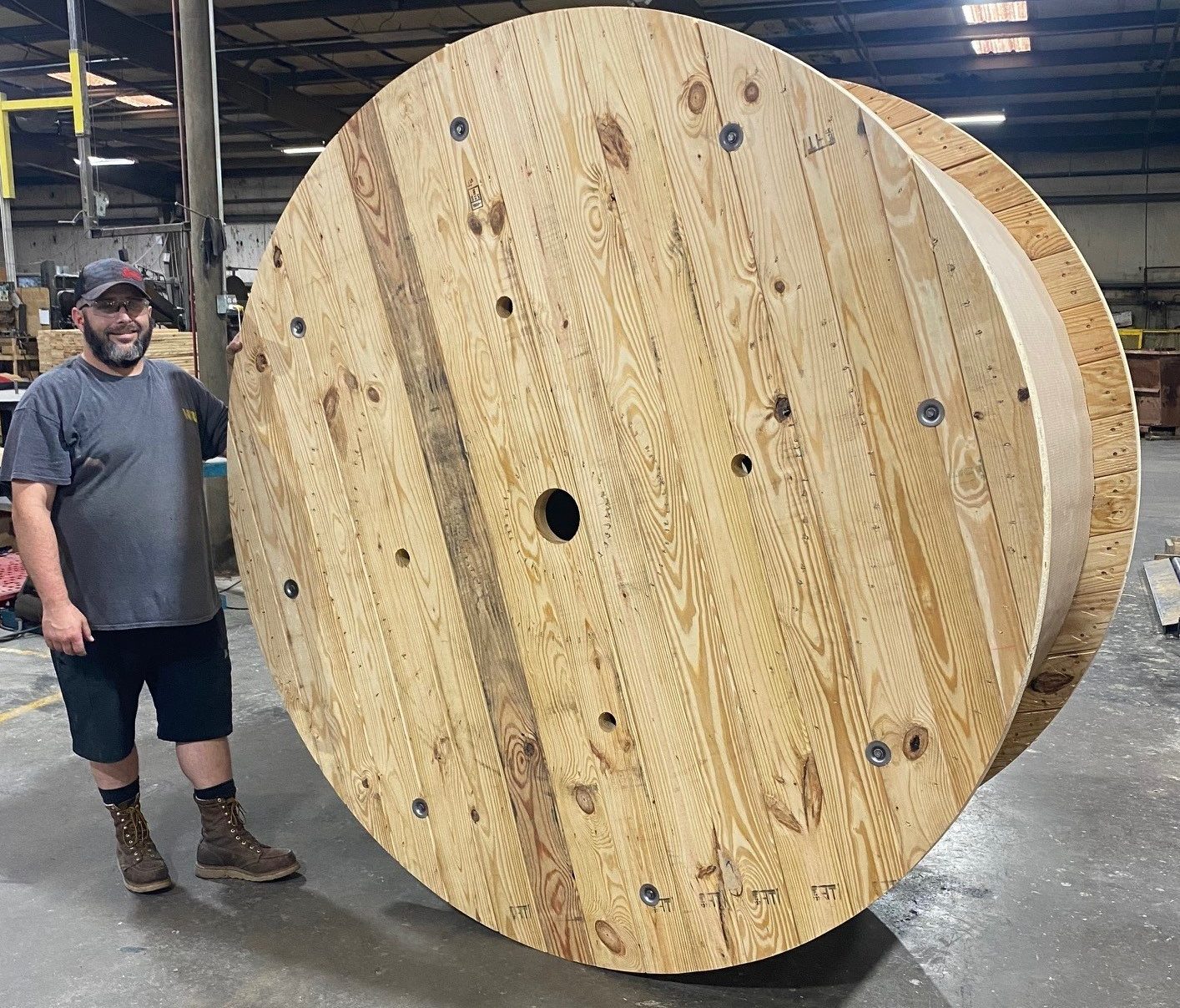 88" Wooden Reel