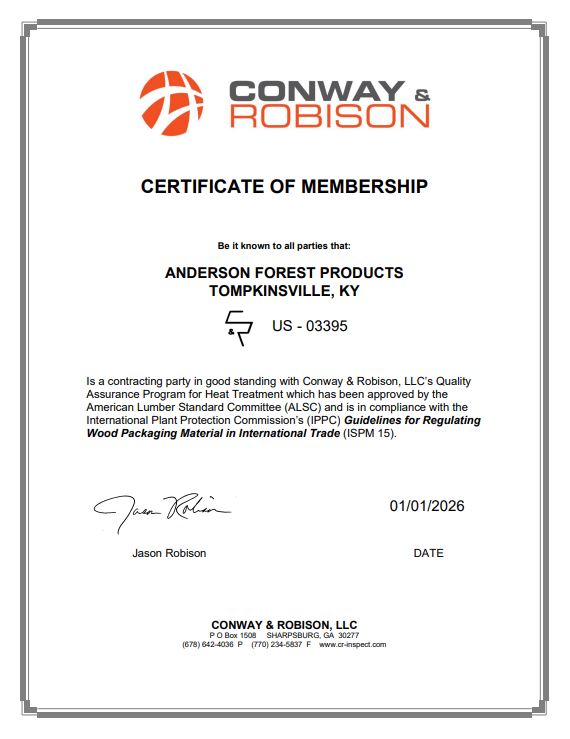 CONWAY & ROBISON CERTIFICATE OF MEMBERSHIP 2026 CONWAY & ROBISON CERTIFICATE OF MEMBERSHIP 2026